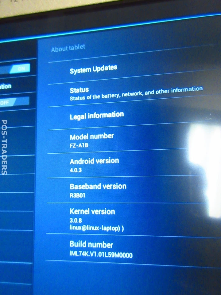 PANASONIC FZ-A1 FZ-A1BDAAEE3 ANDROID 4 - DC 2,4ghz 1GB / 16GB Rugged Tablet + PS - Bild 2 von 4