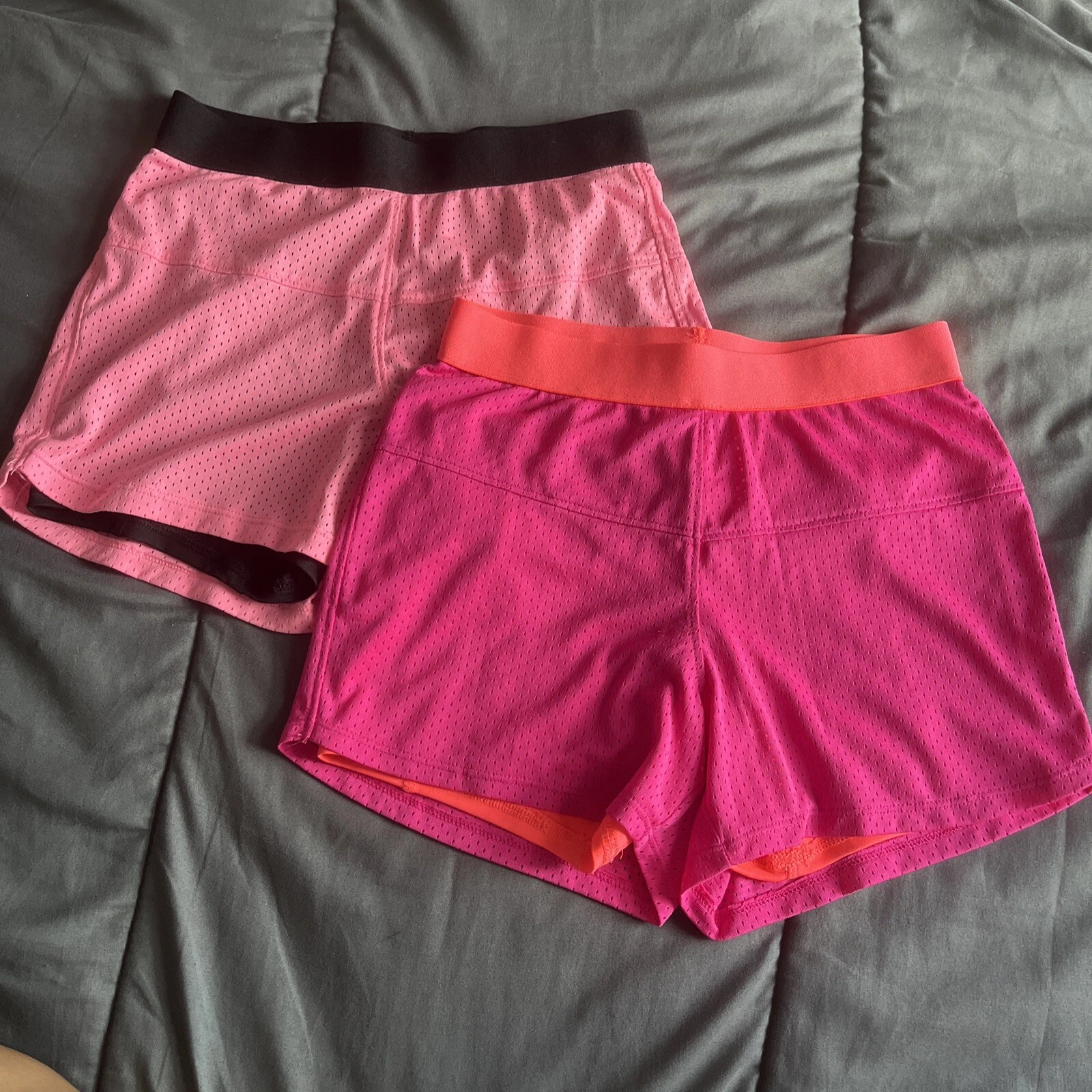 Danskin Now Short Girl Size Lg Active Wear Workout Exercise 2 In 1 Pairs Of 2