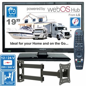 19 Smart TV webOS from LG HD  12V 24V 240V Freeview  SAT Tuner Magic Remote - image 1