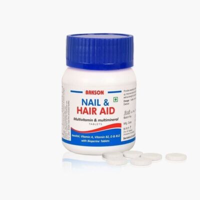 Bakson Homeopathy Hair & Nail (30 Tablets)  tone & strengthening hair & nails