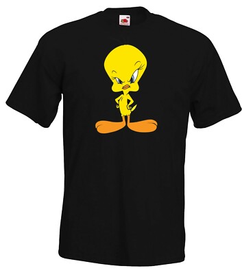 Youth Designz Tweety Sauer Herren T-Shirt mit Print Lustig Spruch Bugs Bunny Fun