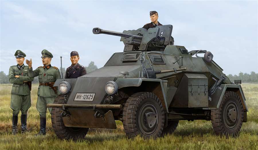 Hobby Boss 1/35 GMN Sd.kfz.221 Leichter Panzerspahwagen Late