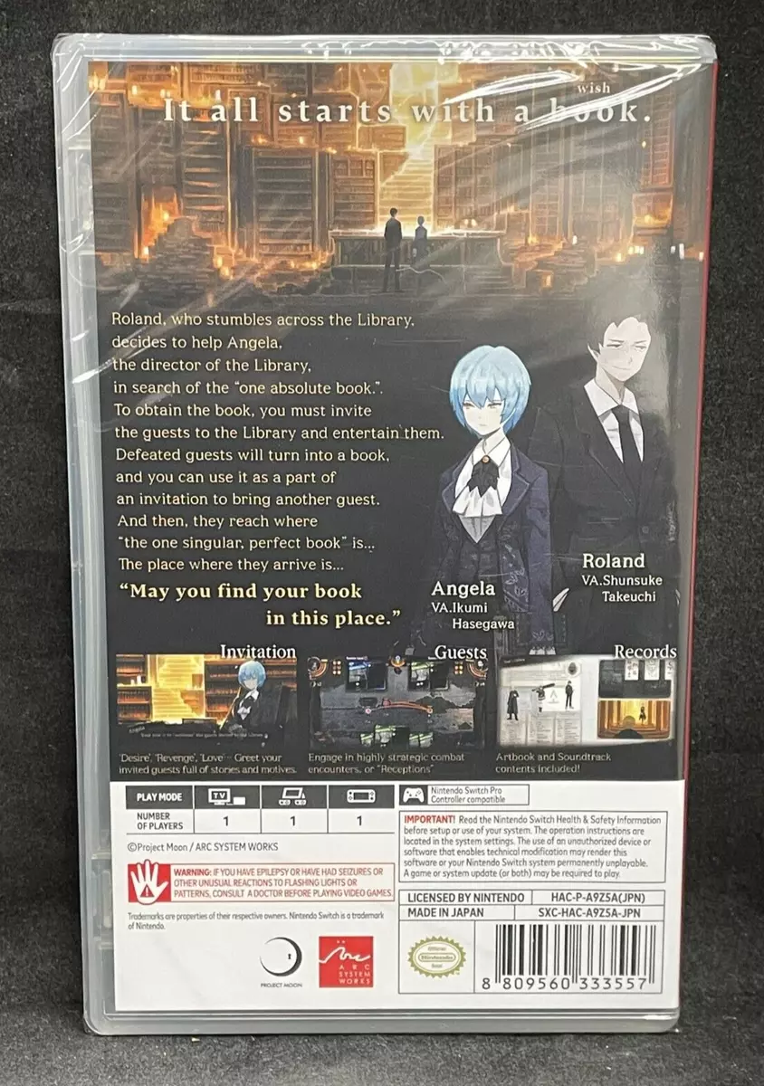Library of Ruina (Nintendo Switch) (ENGLISH/ASIA) NEW Library of Ruina (Nintendo Switch) (ENGLISH/ASIA) NEW