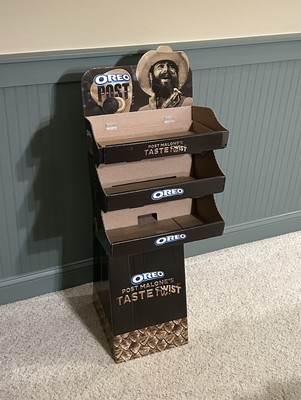 Post Malone Taste Twist Oreo Cookie Dispay Stand 44 x17 x16