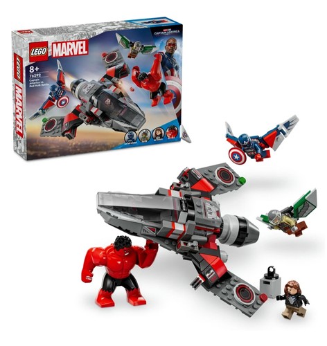 LEGO 76292 Marvel Super Heroes Captain America vs. Red Hulk Battle. Brand New!