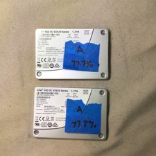 Lot Of 2 Intel 1.2TB SSD SATA DC S3520 2.5" NIST Wiped Grade A
