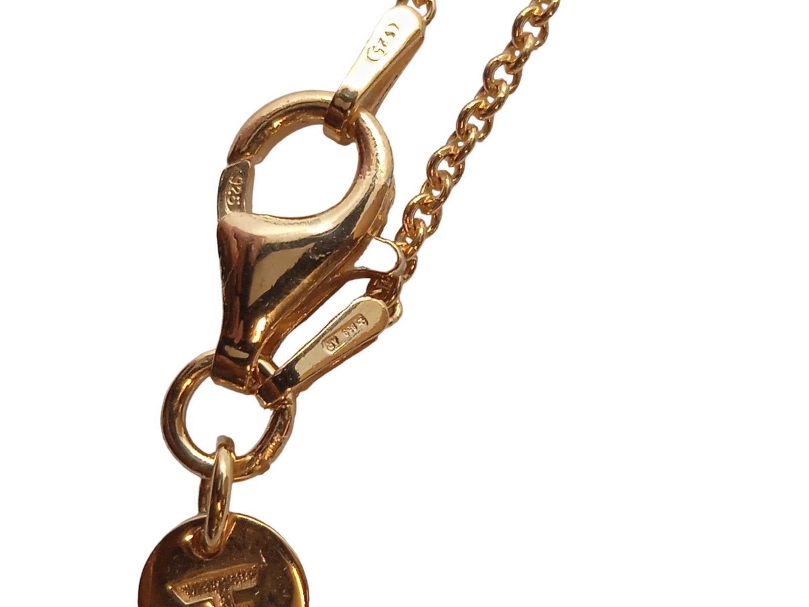TOM WOOD Cameo Clytia Pendant Necklace Sterling Silver Gold Plated OS NEW RRP430 image 7