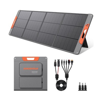 SOKIOVOLA 200W Ultra-Lightweight Portable Solar Panel for EF/Jackery/Anker Po...