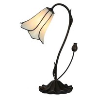 5LL-6046 Lampe Leuchte Tischleuchte Tischlampe Tiffany Bleiglaslampe Ø 17*43 Cm
