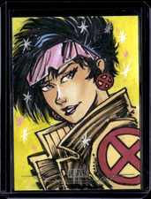 Marketplace image: Topps Chrome Marvel 2026 Jubilee Gold Foil MadMonkey Sketch Card 1/1