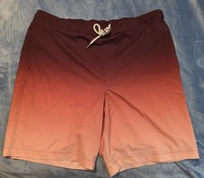Men's Sonoma Goods For Life E-Board Swim Trunks - Orange ombre