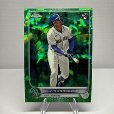 2022 Topps Chrome Update Sapphire RC Julio Rodriguez Rookie Card 11/75 Mariners