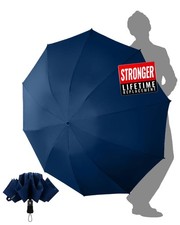 Chakipee Travel Compact Umbrella Windproof - Portable 50inch, Blue-50inch