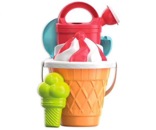 Eimergarnitur Eiswaffel Sandspielzeug Von Simba Neu-image