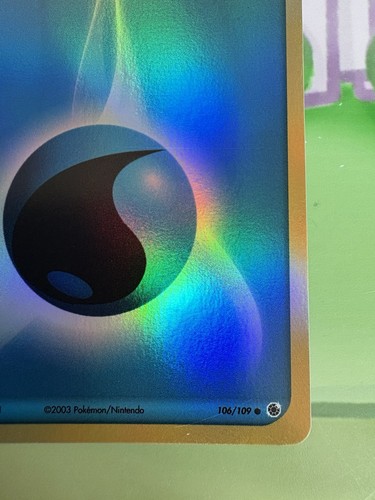 Pokemon Card EX Ruby Sapphire Water Energy 106/109 Common Reverse Holo MP - Picture 4 of 11