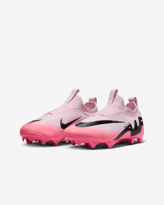 Nike Mercurial Vapor 15 Academy DJ5617-601 Kids Pink Black Football Boots NIN724