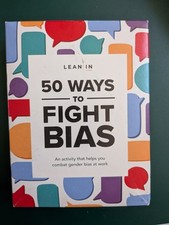 Lean In 50 WAYS TO FIGHT BIAS, Combat Gender Bias cards pack boxed: Training