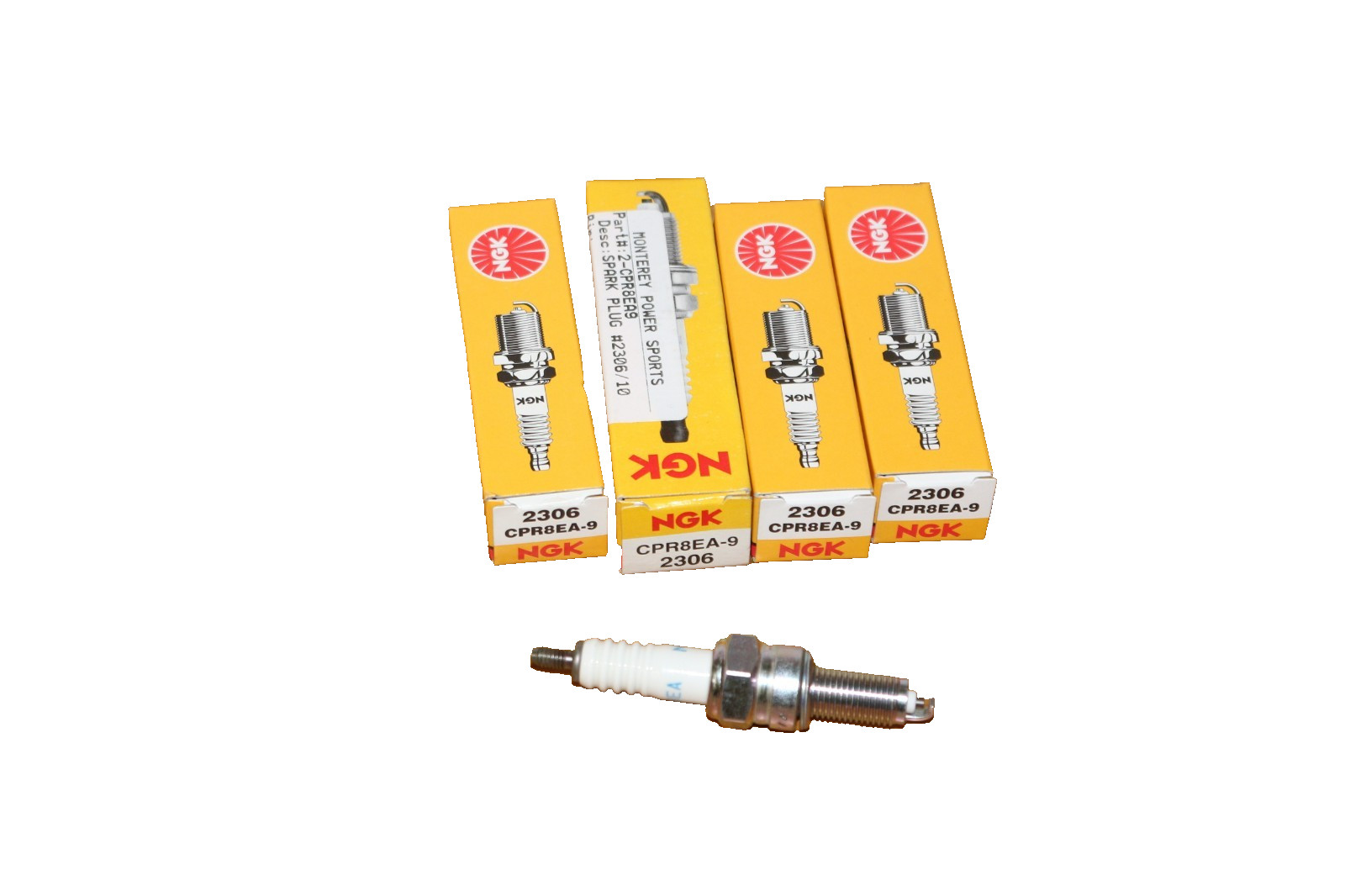 New Old Stock NGK CPR8EA-9 Spark Plugs Quantity 4 