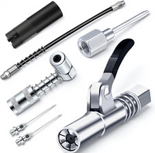 Grease Gun Accessory Kit,Includes Grease Needle Dispenser, 2Pcs Grease Needle No