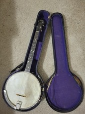 1923 Bacon Tenor Banjo With Case Jos B Rogers