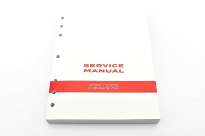 Honda Service Manual 19-26 CRF450 L RL New Genuine Factory OEM