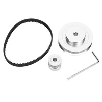 Synchronrad Aluminium 20-60 ZäHne 6Mm Breite Zahnriemenscheibe 3D Drucker