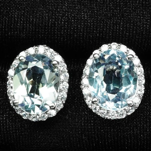 925 Sterling Silver Handmade Earrings Gleaming Color Change Alexandrite 5.02Ct