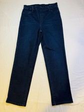 Time and Tru Women  s Straight Leg Pull On Jeans Dark Wash Size S 4-6 