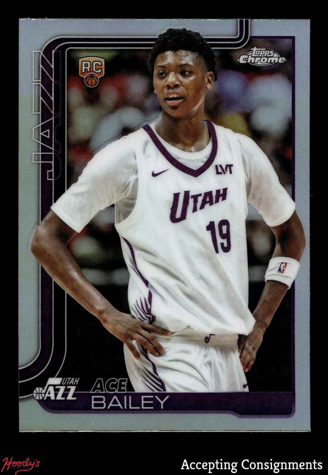 2025-26 Topps Chrome Refractors #255 Ace Bailey ROOKIE RC JAZZ