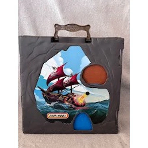 Vintage Matchbox Carry Case Playset Lot Jeep Snake Pirate Ship 1990s - Image 2 of 4