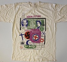 VTG THE SEX PISTOLS No Future Shirt Short Sleeve White Unisex S-5XL