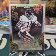 2025 Topps NFL Chrome Walter Payton Fortune 15 Refractor