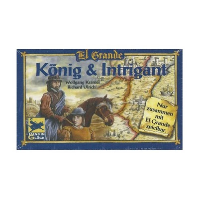 Hans Im Gl Boardgame  El Grande - Konig & Intrigant Expansion (Germa Box VG+/EX