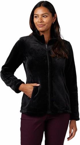 32 Degrees Heat Womens Plush Jacket Faux Fur Fleece Pockets Soft, M* - Picture 3 of 6