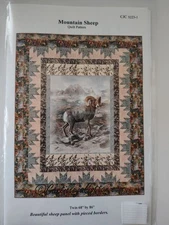 Castilleja Cotton Mountain Sheep Quilt Pattern Twin 68"x 86" CJC5223-1