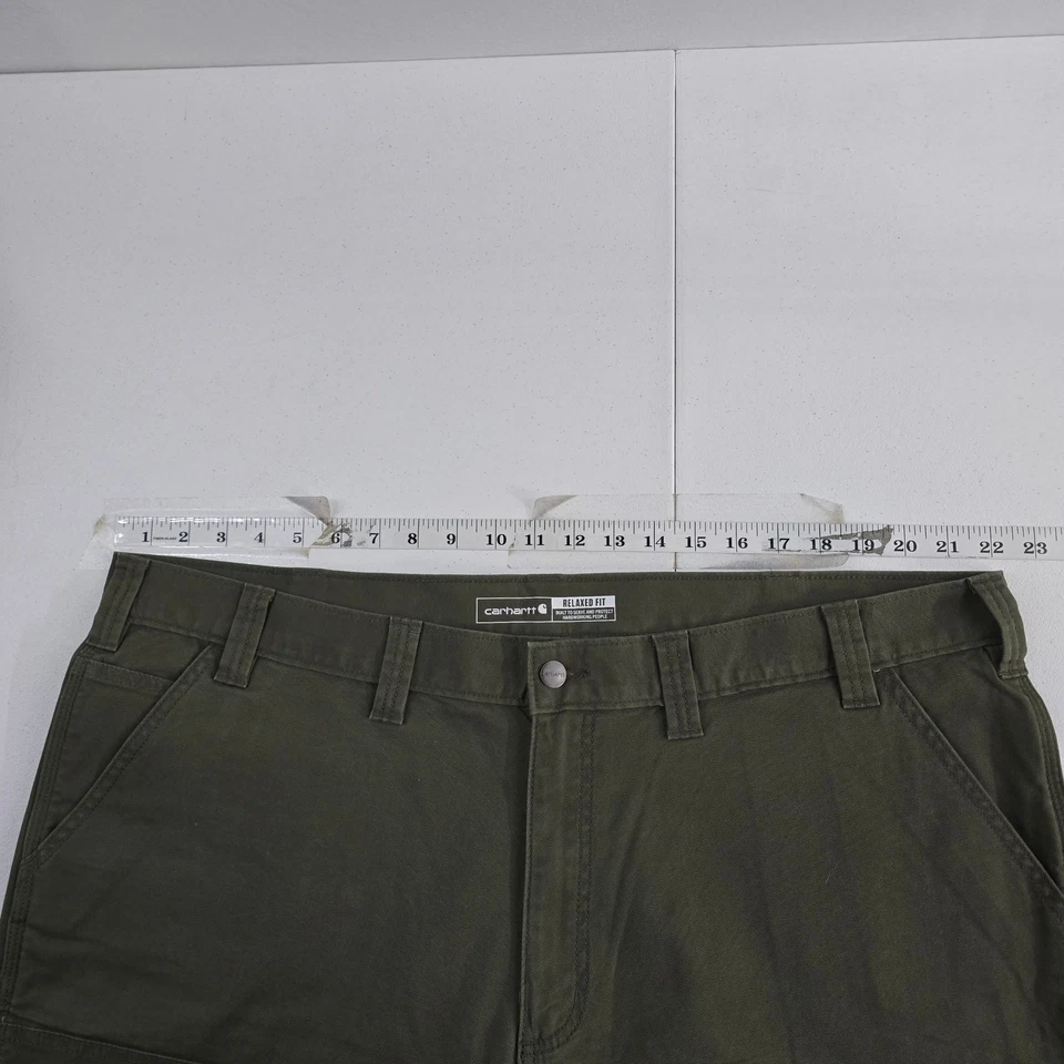 Carhartt Rugged Flex Relaxed Fit Canvas Double Front Utility Work Pant Men 44x32 - Image 4 of 4