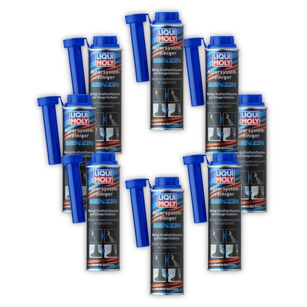 8X Additiv Liqui Moly 5129 Motorsystemreiniger Benzin Motor Zusatz Reiniger-image