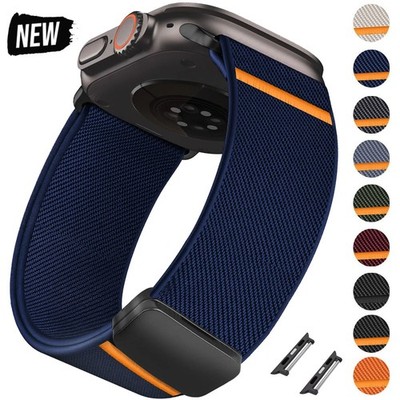 Nylon Armband für Apple Watch Magnet Loop Series 11 10 9 8 7 6 5 4 SE Ultra 3 2