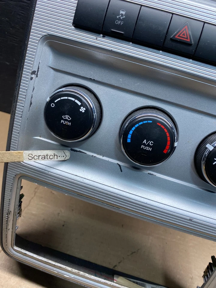 Dodge Journey 2009 2010 tablero central aire acondicionado control de clima bisel moldura Q9568 DG Foto 2 de 4