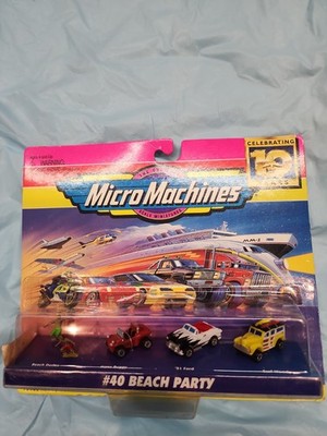 Galoob Micro Machines #40 Beach Party  75030 Buggy FORD woody Excellent 