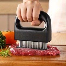 US 1X Meat Tenderizer with 48 Stainless Steel Ultra Sharp Needle Blades BBQ Tool