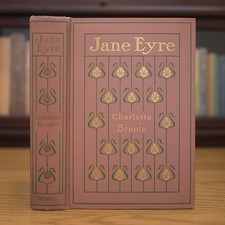 1890 JANE EYRE CHARLOTTE BRONTE ILLUSTRATED RARE VICTORIAN ANTIQUE BOOK GOTHIC