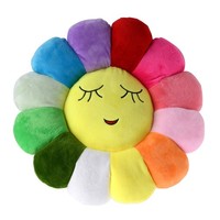 Sonnenblumen-Bodenkissen Kinder Sitzkissen Samt Dekoration 38,1 Cm MäDchenzimmer