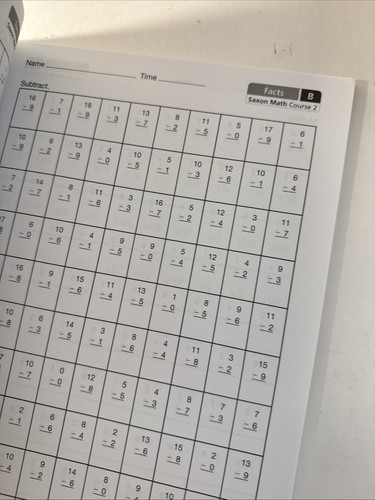 Saxon Math Course 2, 2018, Grade 7, Reteaching & Instructional Masters - Picture 6 of 9