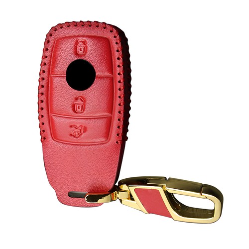 3-Button Key Fob Cover Case Keychain Fit For Mercedes-Benz A E C S Class - Picture 3 of 3