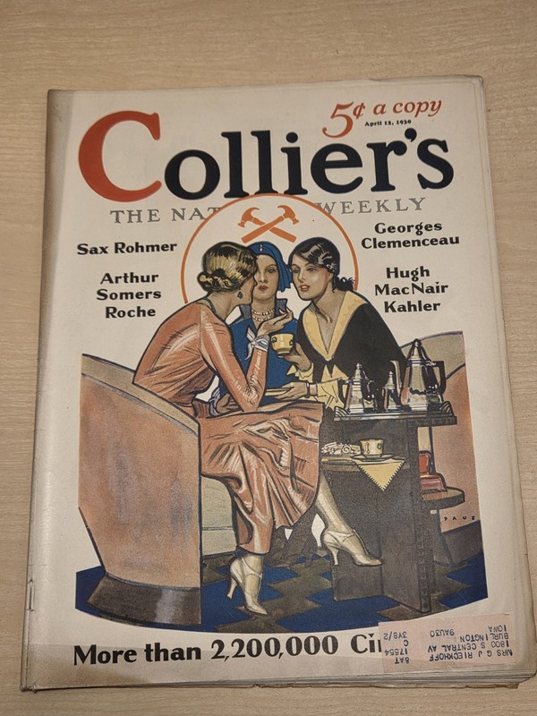 1930 April 12 Collier's Magazine - 82pgs