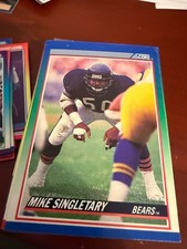 1990 Score Mike Singletary Chicago Bears #3