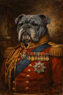 0_Hundeportraits personalisiert individuell Vintage Portrait Ihres Haustieres