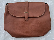 STORM Cross Body Bag - Leather-look with fabric shoulder/body strap NEW