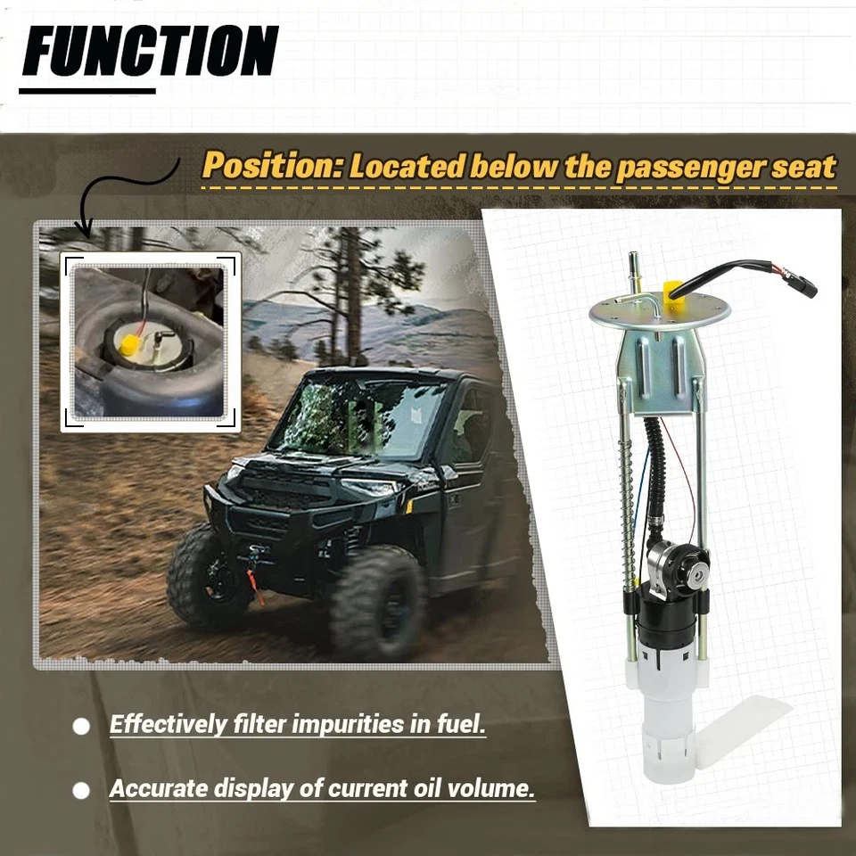 Polaris Fuel Pump Hanger 2520674 For 2006-2013 Polaris Ranger 500 Ranger 700 - Image 3 of 4
